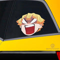 Angry Zenitsu Car Sticker Custom Demon Slayer Anime Car Accessories - Gearcarcover - 2