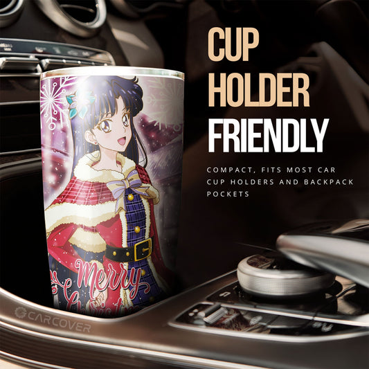 Anime Christmas Sailor Mars Tumbler Cup Custom Sailor Moon Car Accessories - Gearcarcover - 2