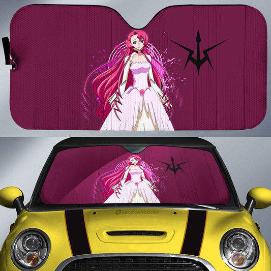Anime Girl Euphemia Li Britannia Car Sunshade Custom Code Geass Anime - Gearcarcover - 1
