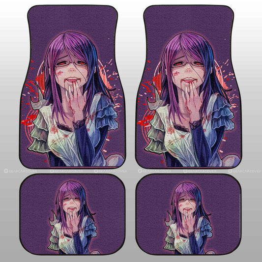 Anime Girl Rize Kamishiro Car Floor Mats Custom Tokyo Ghoul Anime - Gearcarcover - 2
