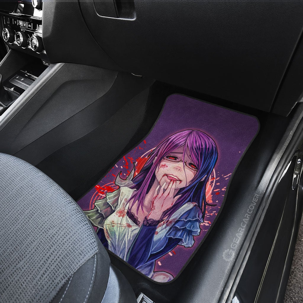 Anime Girl Rize Kamishiro Car Floor Mats Custom Tokyo Ghoul Anime - Gearcarcover - 4