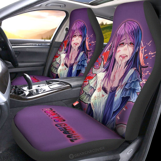 Anime Girl Rize Kamishiro Car Seat Covers Custom Tokyo Ghoul Anime - Gearcarcover - 2