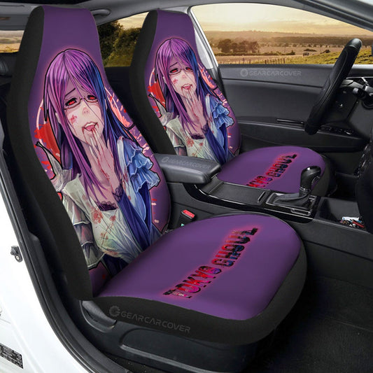 Anime Girl Rize Kamishiro Car Seat Covers Custom Tokyo Ghoul Anime - Gearcarcover - 1