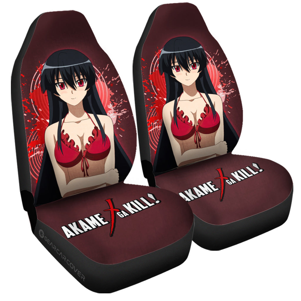 Anime Sexy Girl Akame Car Seat Covers Custom Akame Ga Kill Anime - Gearcarcover - 3