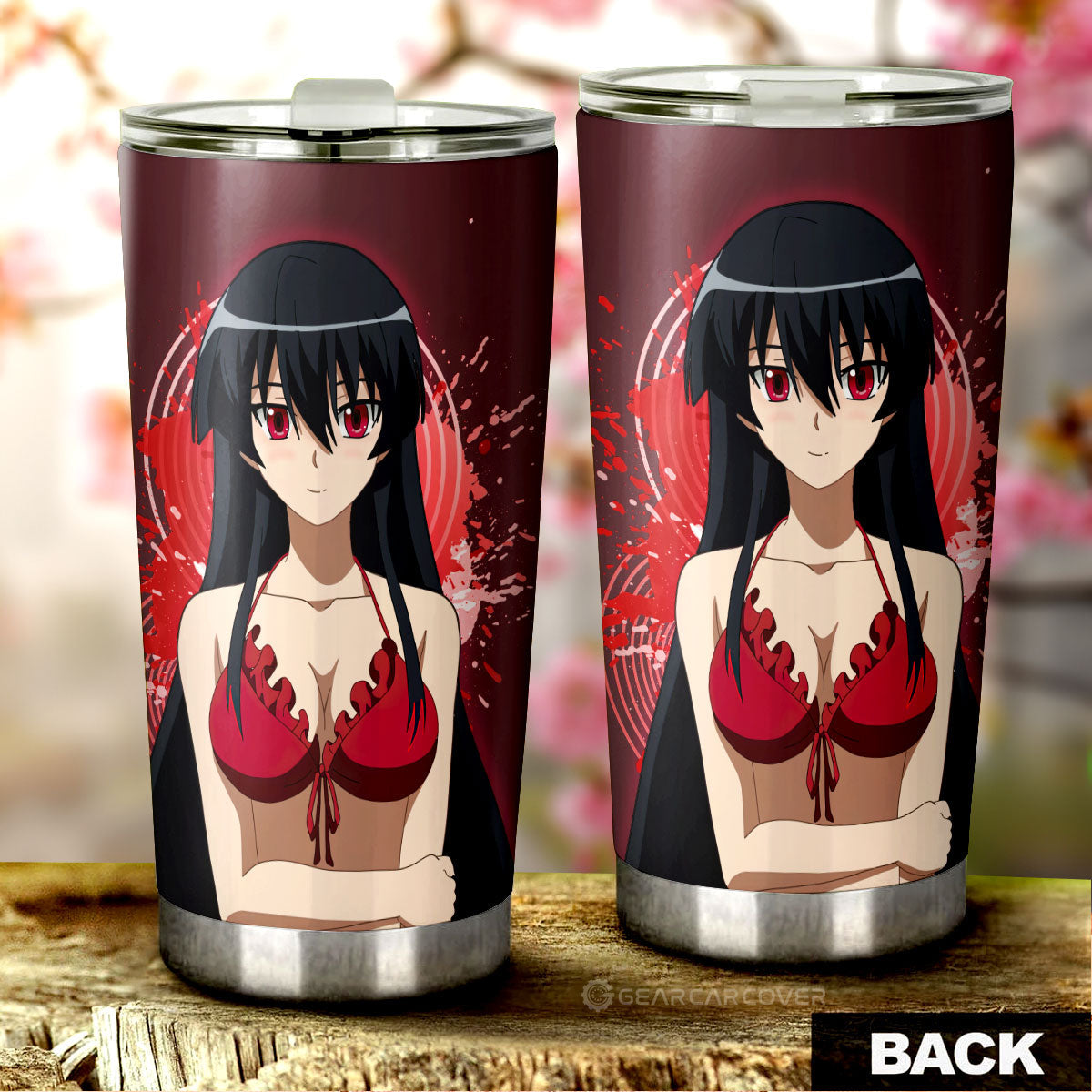 Anime Sexy Girl Akame Tumbler Cup Custom Akame Ga Kill Anime - Gearcarcover - 3