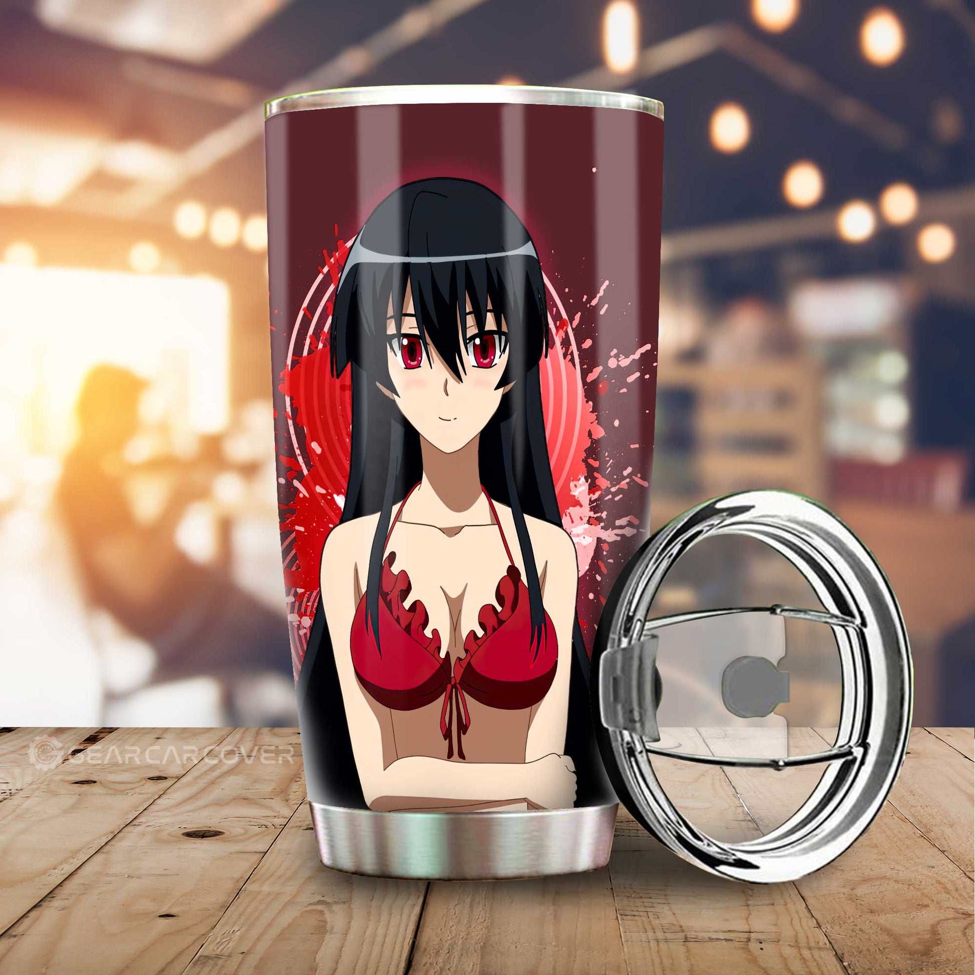 Anime Sexy Girl Akame Tumbler Cup Custom Akame Ga Kill Anime - Gearcarcover - 1