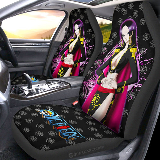 Anime Sexy Girl Boa Hancock Car Seat Covers Custom One Piece Anime - Gearcarcover - 2