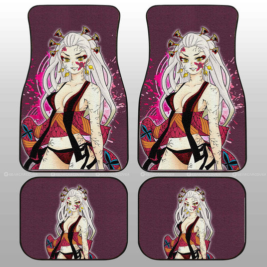 Anime Sexy Girl Daki Car Floor Mats Custom Demon Slayer Anime - Gearcarcover - 2