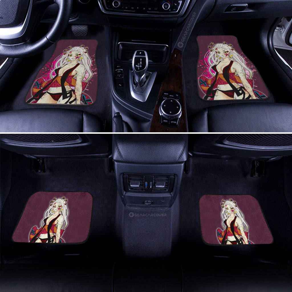 Anime Sexy Girl Daki Car Floor Mats Custom Demon Slayer Anime - Gearcarcover - 3