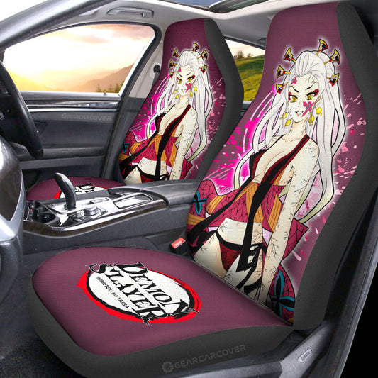 Anime Sexy Girl Daki Car Seat Covers Custom Demon Slayer Anime - Gearcarcover - 2