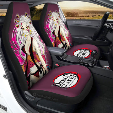 Anime Sexy Girl Daki Car Seat Covers Custom Demon Slayer Anime - Gearcarcover - 1