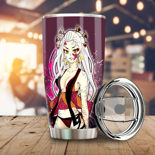 Anime Sexy Girl Daki Tumbler Cup Custom Demon Slayer Anime - Gearcarcover - 1