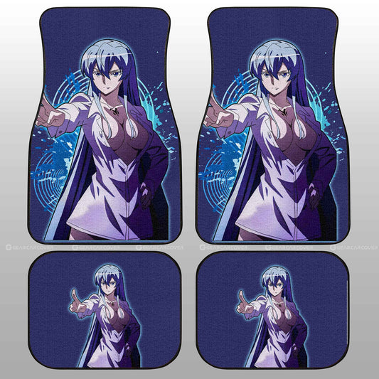 Anime Sexy Girl Esdeath Car Floor Mats Custom Akame Ga Kill Anime - Gearcarcover - 2