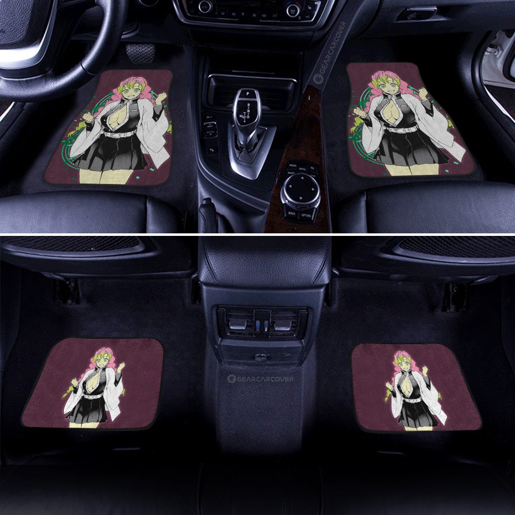 Anime Sexy Girl Kanroji Mitsuri Car Floor Mats Custom Demon Slayer Anime - Gearcarcover - 3