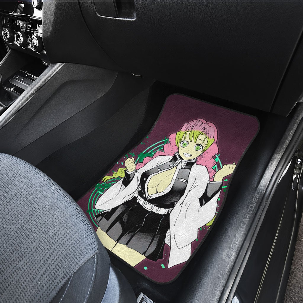 Anime Sexy Girl Kanroji Mitsuri Car Floor Mats Custom Demon Slayer Anime - Gearcarcover - 4