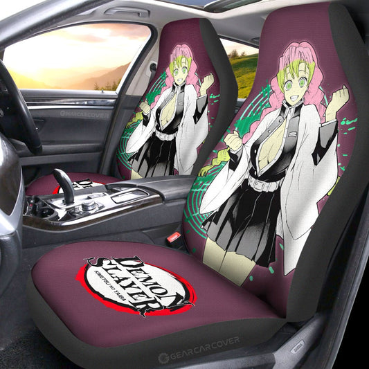 Anime Sexy Girl Kanroji Mitsuri Car Seat Covers Custom Demon Slayer Anime - Gearcarcover - 2