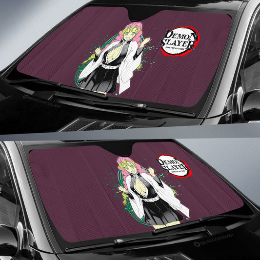 Anime Sexy Girl Kanroji Mitsuri Car Sunshade Custom Demon Slayer Anime - Gearcarcover - 2