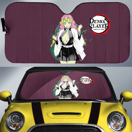 Anime Sexy Girl Kanroji Mitsuri Car Sunshade Custom Demon Slayer Anime - Gearcarcover - 1