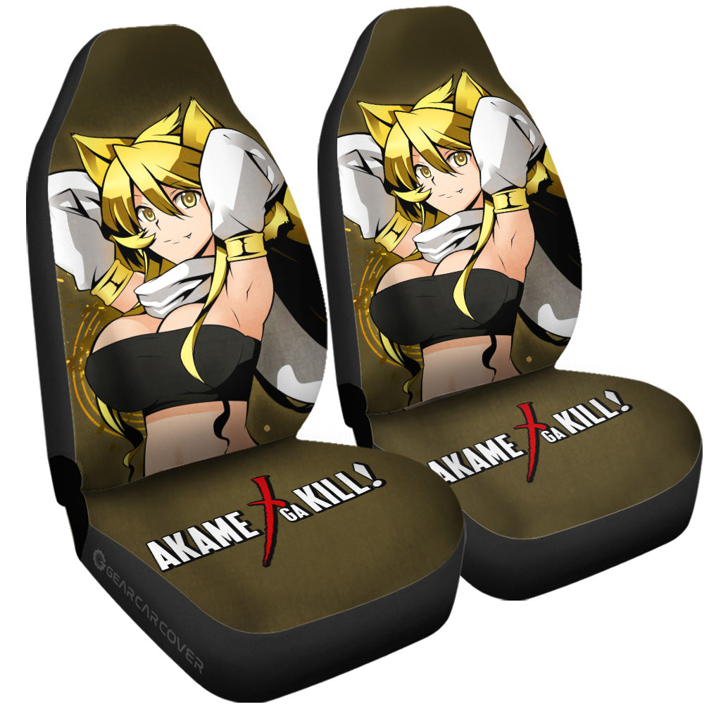 Anime Sexy Girl Leone Car Seat Covers Custom Akame Ga Kill Anime - Gearcarcover - 3