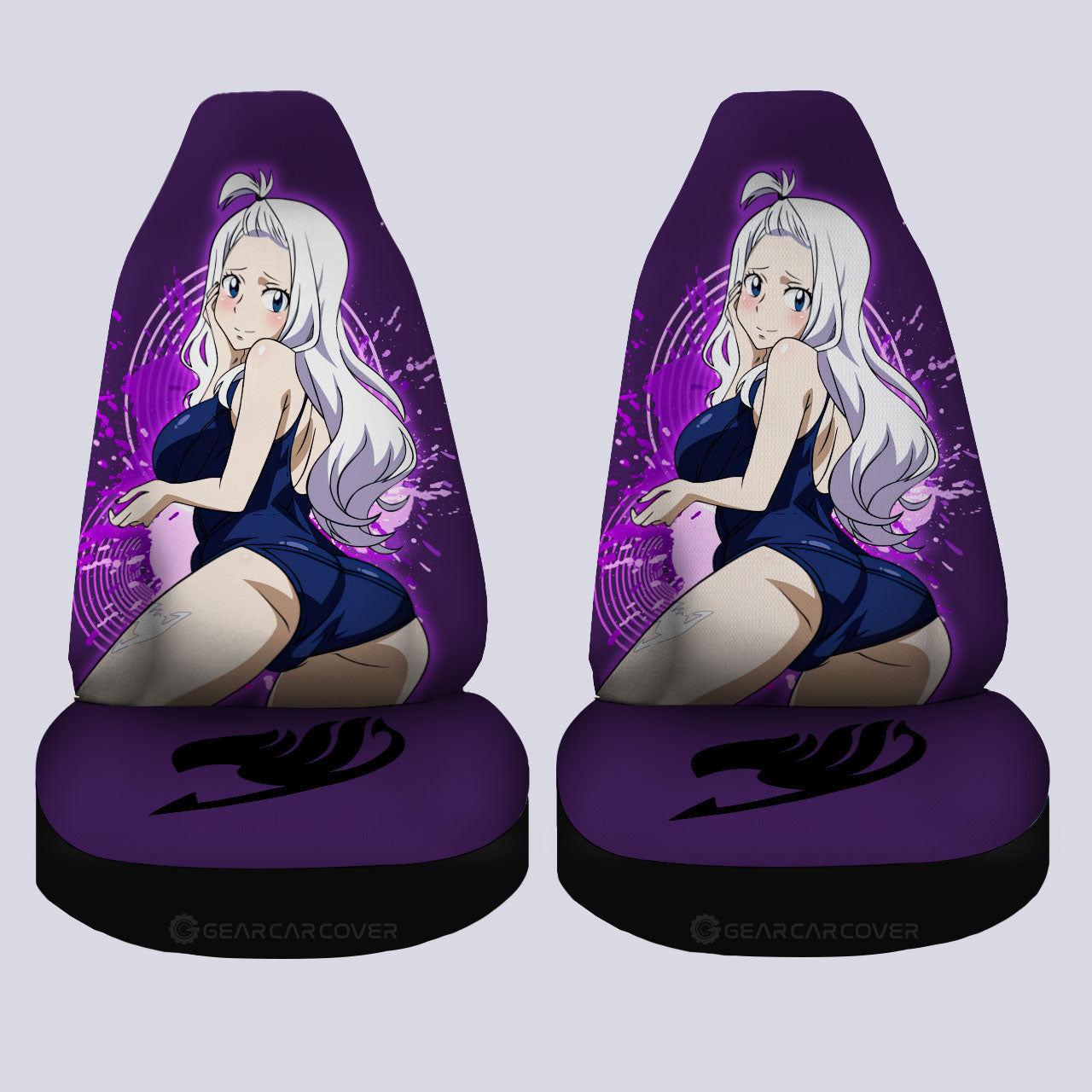 Anime Sexy Girl Mirajane Strauss Car Seat Covers Custom Fairy Tail Ani