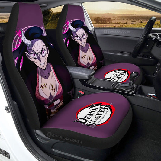 Anime Sexy Girl Nezuko Car Seat Covers Custom Demon Slayer Anime - Gearcarcover - 1