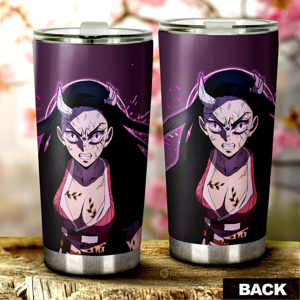 Anime Sexy Girl Nezuko Tumbler Cup Custom Demon Slayer Anime - Gearcarcover - 3