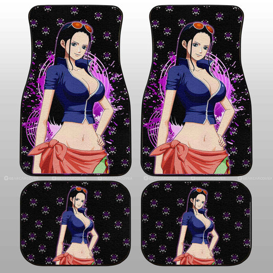 Anime Sexy Girl Nico Robin Car Floor Mats Custom One Piece Anime - Gearcarcover - 2