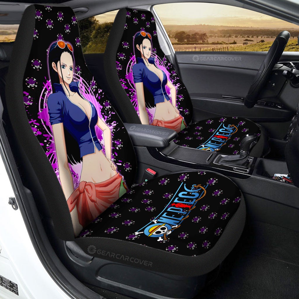 Anime Sexy Girl Nico Robin Car Seat Covers Custom One Piece Anime - Gearcarcover - 1