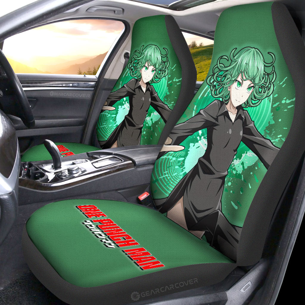 Anime Sexy Girl Tatsumaki Car Seat Covers Custom One Punch Man Anime Car Accessories - Gearcarcover - 2