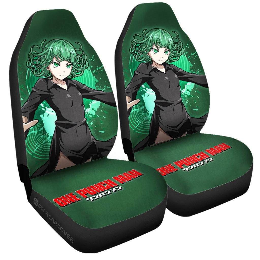 Anime Sexy Girl Tatsumaki Car Seat Covers Custom One Punch Man Anime Car Accessories - Gearcarcover - 3
