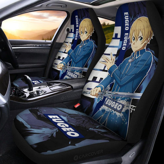 Anime Sword Art Online Eugeo Car Seat Covers Custom Car Interior Accessories - Gearcarcover - 2