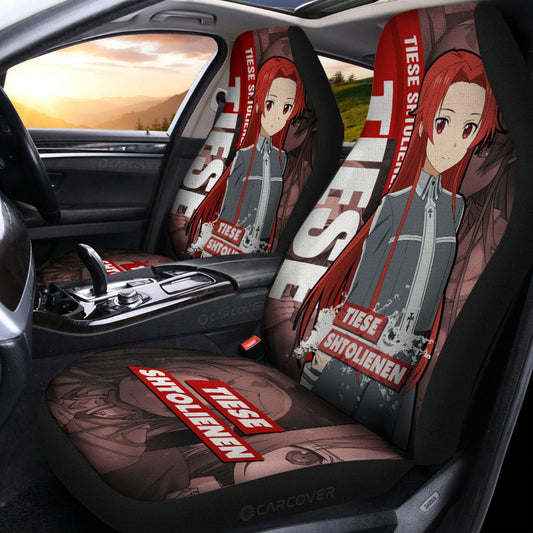 Anime Sword Art Online Tiese Shtolienen Car Seat Covers Custom Car Interior Accessories - Gearcarcover - 2