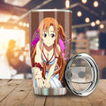Anime Waifu Girl Asuna Yuuki Tumbler Cup Custom Sword Art Online Anime Car Accessories - Gearcarcover - 1