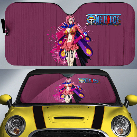 Anime Waifu Girl Princess Shirahoshi Car Sunshade Custom One Piece Anime Car Accessories - Gearcarcover - 1