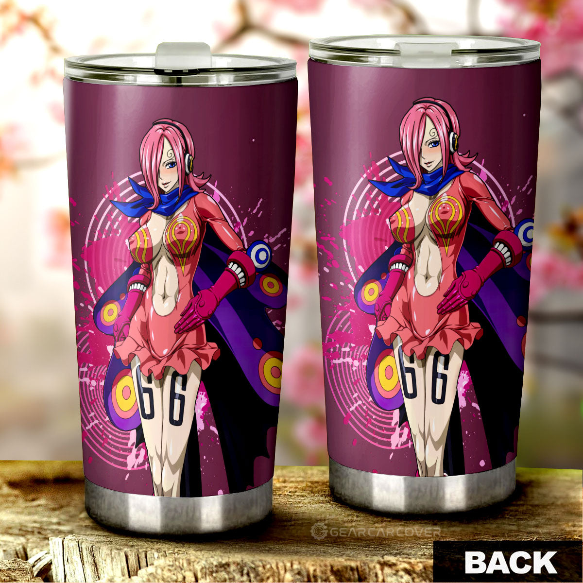 Anime Waifu Girl Princess Shirahoshi Tumbler Cup Custom One Piece Anime Car Accessories - Gearcarcover - 3