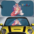 Anime Waifu Girl Vinsmoke Reiju Car Sunshade Custom One Piece Anime Car Accessories - Gearcarcover - 1