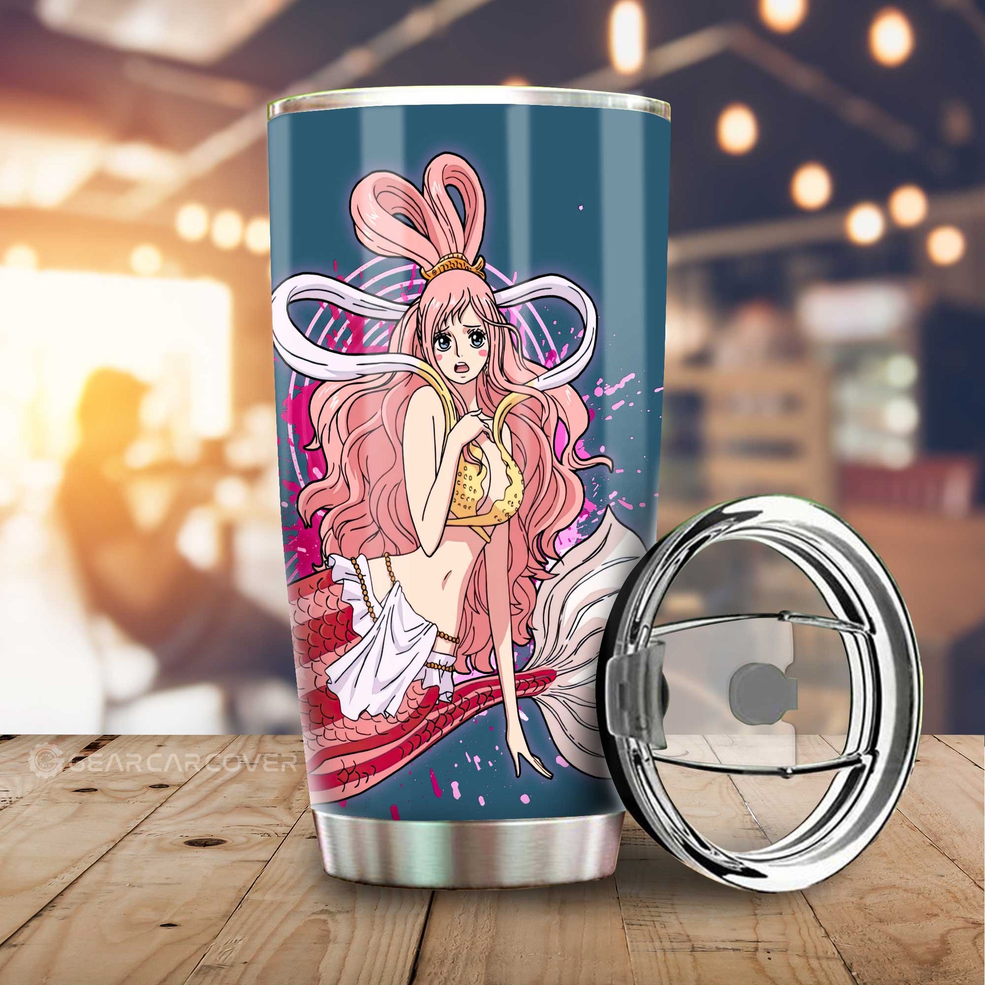 Anime Waifu Girl Vinsmoke Reiju Tumbler Cup Custom One Piece Anime Car Accessories - Gearcarcover - 1