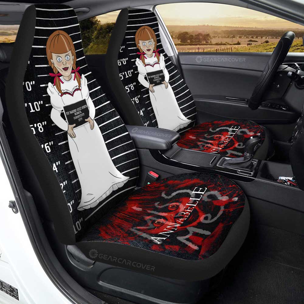 Annabelle in The Conjuring and Annabelle Car Seat Covers Custom Horror Characters Car Accessories - Gearcarcover - 3