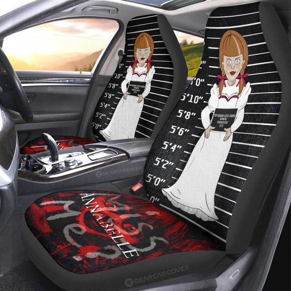 Annabelle in The Conjuring and Annabelle Car Seat Covers Custom Horror Characters Car Accessories - Gearcarcover - 4