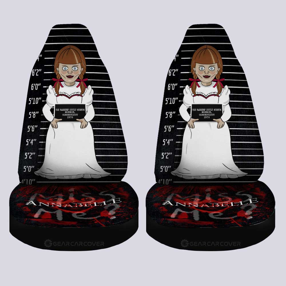 Annabelle in The Conjuring and Annabelle Car Seat Covers Custom Horror Characters Car Accessories - Gearcarcover - 1