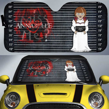 Annabelle in The Conjuring and Annabelle Car Sunshade Custom Horror Characters Car Interior Accessories - Gearcarcover - 1