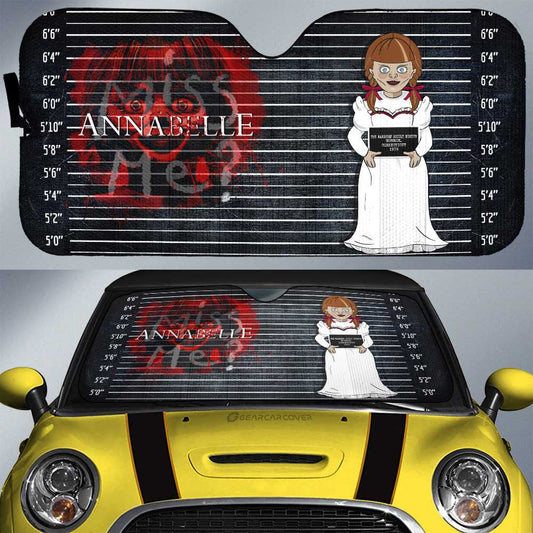 Annabelle in The Conjuring and Annabelle Car Sunshade Custom Horror Characters Car Interior Accessories - Gearcarcover - 1