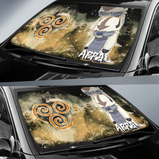 Appa Car Sunshade Custom Avatar The Last Airbender Anime - Gearcarcover - 2