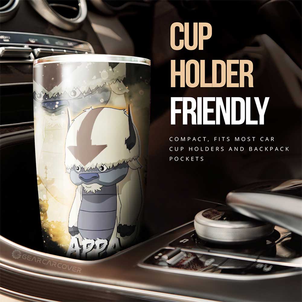 Appa Tumbler Cup Custom Avatar The Last Airbender Anime - Gearcarcover - 2