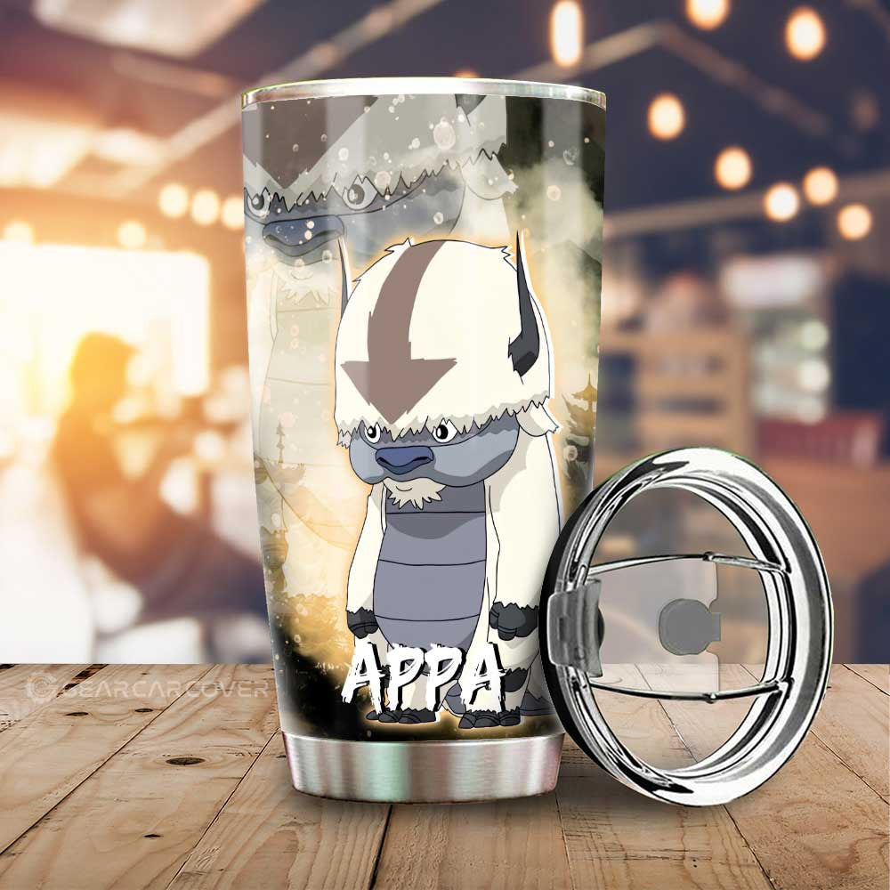 Appa Tumbler Cup Custom Avatar The Last Airbender Anime - Gearcarcover - 1