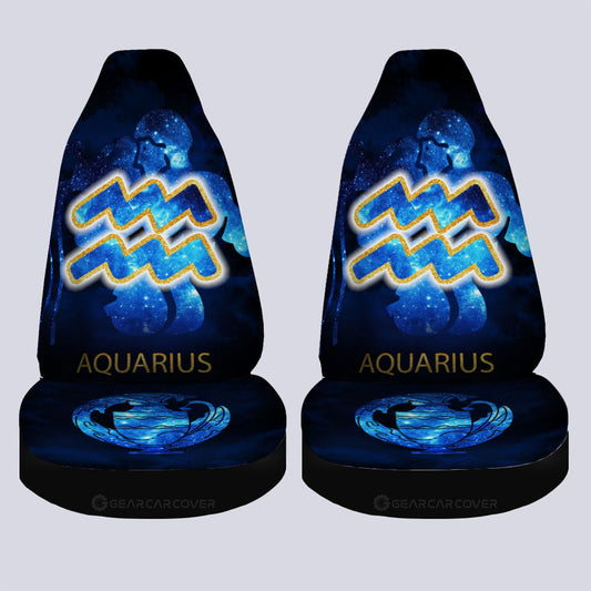 Aquarius Car Seat Covers Custom Zodiac Car Accessories - Gearcarcover - 2