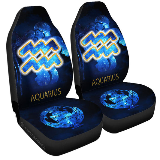 Aquarius Car Seat Covers Custom Zodiac Car Accessories - Gearcarcover - 1