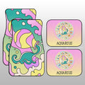 Aquarius Colorful Car Floor Mats Custom Zodiac Car Accessories - Gearcarcover - 3