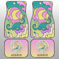 Aquarius Colorful Car Floor Mats Custom Zodiac Car Accessories - Gearcarcover - 1
