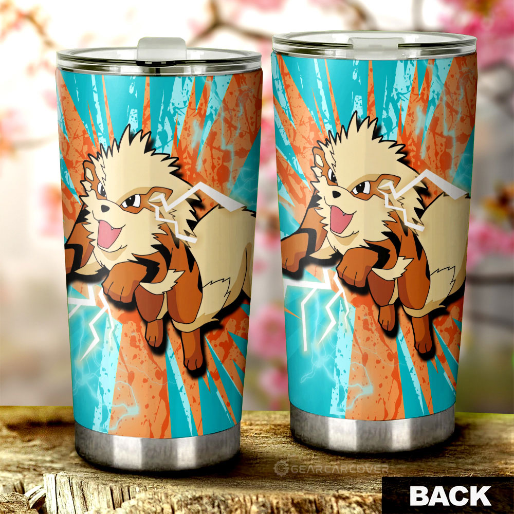 Arcanine Tumbler Cup Custom Car Interior Accessories - Gearcarcover - 3